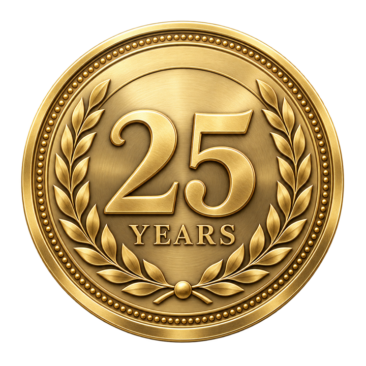 25 年三防保证金色奖章